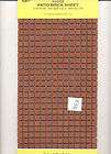 Ceramic Patio real Tile Sheet miniature dollhouse #8202