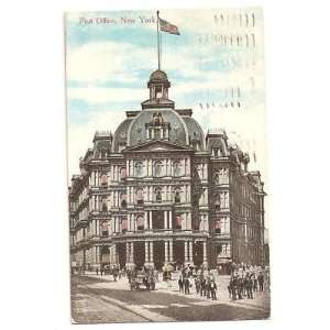  Postcard Post Office New York City 1913 