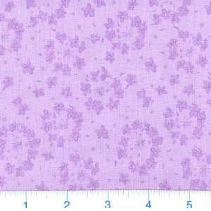  45 Wide Estella Tiny Floral Blossoms Lilac Fabric By The 
