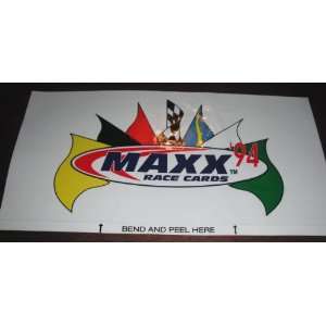  Maxx Race Cards 94 Bumper Sticker Automotive