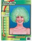 St Patricks Day Green Afro Costume Wig *New*