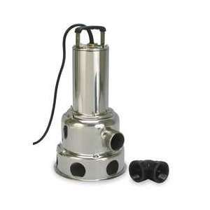 Dayton 2JGA6 Submersible Sewage Pump, 1 HP, 230 Volt  