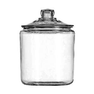  Anchor Hocking 69349T Glass Canisters with Glass Lid   1 