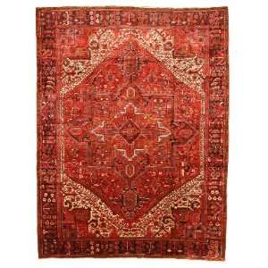    9x13 Hand Knotted HERIZ Persian Rug   911x130