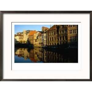  Buildings Reflected in the Still Waters of a Canal, Gent 