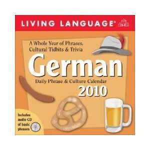  German Living Language 2010 Desk Calendar (5.25  x 5.0 