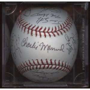  2008 Phillies Team Signed Baseball 32 Sigs JSA LOA 