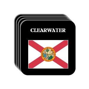 US State Flag   CLEARWATER, Florida (FL) Set of 4 Mini 