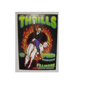    The Thrills SpyMob Handbill poster Fillmore 