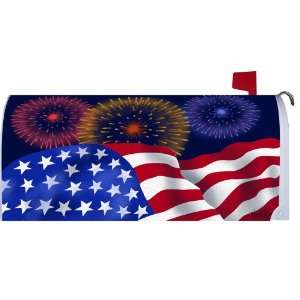  Flag & Fireworks   Mailbox Makeover Cover Patio, Lawn 