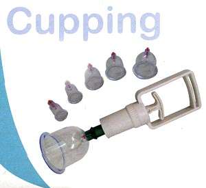 LARGE SET ANTICELLULITE VACUUM BANKA MASSAGE 6 CUP  