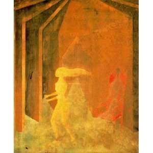   Made Oil Reproduction   Remedios Varo   24 x 30 inches   androgynous