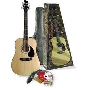   COMPLETE QUALITY TONE 3/4 ACOUSTIC GUITAR PACKAGE Musical Instruments