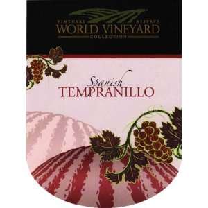  Wine Labels   World Vineyard Spanish Tempranillo 