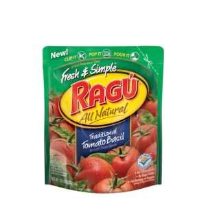   Vine   Ragu Fresh & Simple Traditional Tomato Basil 
