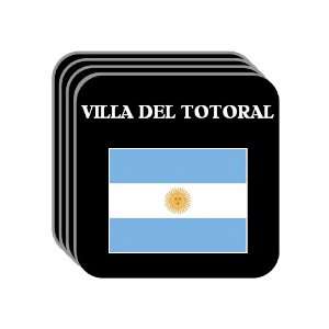 Argentina   VILLA DEL TOTORAL Set of 4 Mini Mousepad Coasters