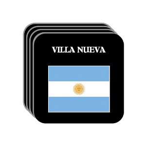 Argentina   VILLA NUEVA Set of 4 Mini Mousepad Coasters