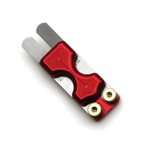   LSM Racing Products FH 200R Red Dual Feeler Gauge Holder Automotive
