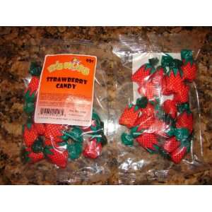 STRAWBERRIES FILLED CANDY, 4 X 4oz Grocery & Gourmet Food