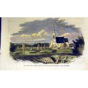  C1850 View New Cemetery Romsey Vault Lord Plamerston