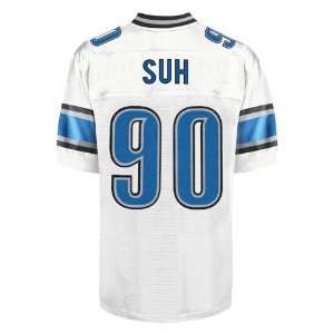 Detroit Lions #90 SUH White Jerseys Authentic Football Jersey Size 48 
