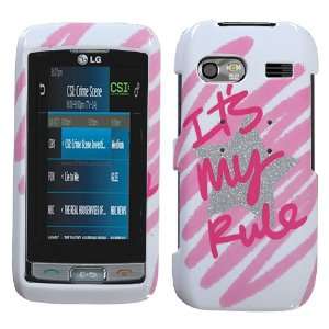  Its My Rule Sparkle Phone Protector Cover for LG GR700 
