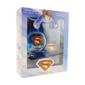    SUPERMAN by CEP SET EDT SPRAY 2.5 OZ & SUPERMAN HAT for MEN Beauty