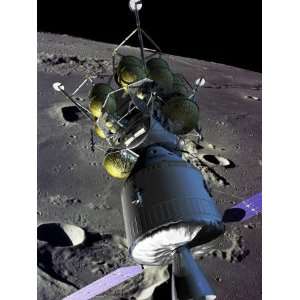  New Spaceship to the Moon, the Crew Goes into Lunar Orbit 