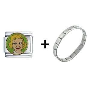  Actress Doris Day Italian Charm Pugster Jewelry