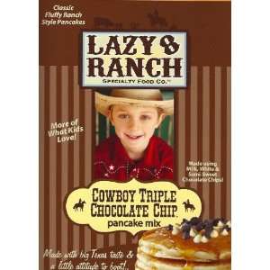Cowboy Triple Chocolate Chip Pancake Mix Grocery & Gourmet Food