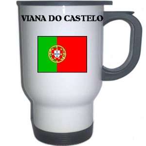  Portugal   VIANA DO CASTELO White Stainless Steel Mug 