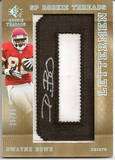 2007 SP THREADS # LETTERMEN PATCH AUTO AUTOGRAPH HOT PACK PETERSON 