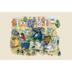  They Gave a Splendid Dance on Night 24X36 Giclee Paper 