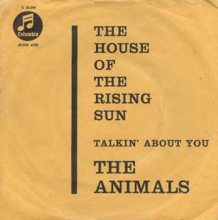   rising sun rare 7 vinyl single from 1964 in original picture sleeve