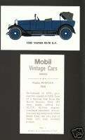 1920 NAPIER 40 50 H.P. Vintage Cars CARD 1966 Mobil UK  