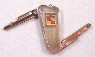 Vintage 1950s Chevrolet Corvette Key Chain  
