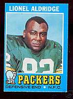 1971 Topps Lionel Aldridge #28 NM/MINT  