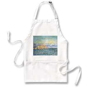  The Old Fort in Antibes By Claude Monet Apron Everything 
