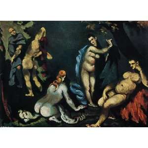   Paul Cezanne   24 x 18 inches   The Temptation of Saint Anthony 1