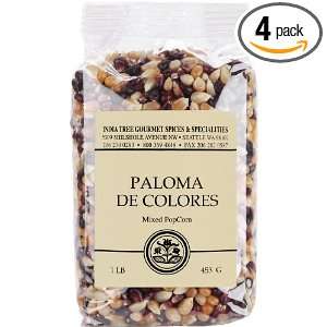India Tree Paloma de Colores(Mixed) PopCorn, 16 Ounce Packages (Pack 