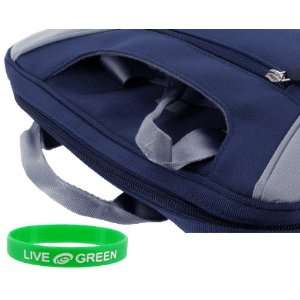   Inch Netbook Carrying Bag (Tag 2 Tone Dark Blue / Grey) Electronics