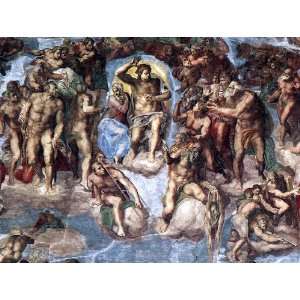 8 x 6 Mounted Print Michelangelo Sistine Chapel Last 