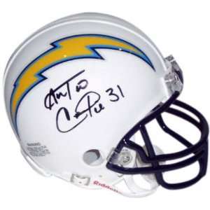 Antonio Cromartie San Diego Chargers Autographed Mini Helmet
