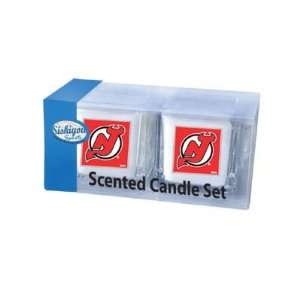  NEW JERSEY DEVILS OFFICIAL LOGO CANDLE SET Sports 
