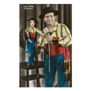  Juan Pulido, Gaucho Ventriloquist Premium Poster Print 