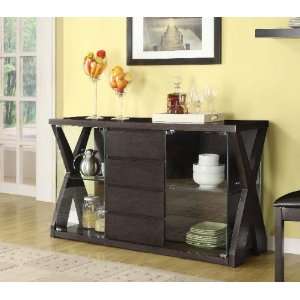 APA Entree Xenia Dining Room Sideboard   Charcoal Finish 