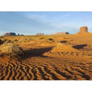 Sand Patterns in Monument Valley Navajo Tribal Park, Arizona, USA 