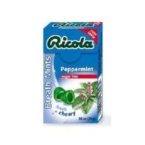  Ricola Breath Mints Sugar Free Peppermint Box 12x25 