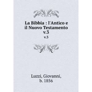   Antico e il Nuovo Testamento. v.3 Giovanni, b. 1856 Luzzi Books