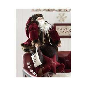  Sitting Santa with Twisted Feet